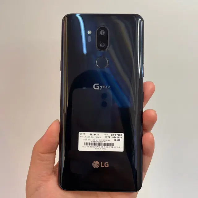 액정/외관깨끗 LG G7 (G710) 블랙 64GB 36182