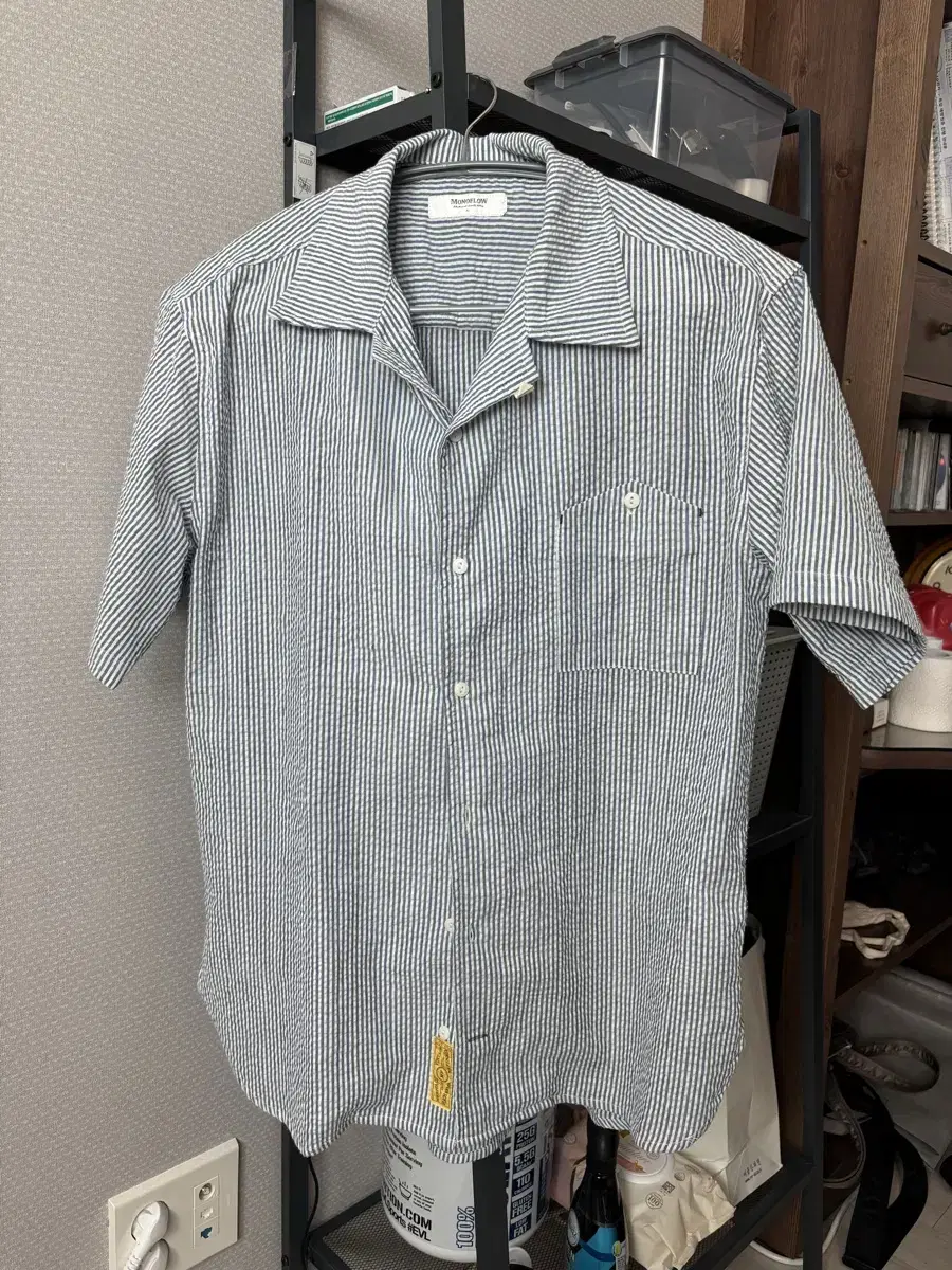 monoflow seersucker shirt m