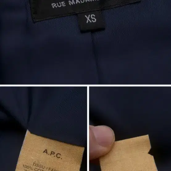 아페쎄 (A.P.C) 투웨이 후디드 트렌치코트 (XS / 85-90)