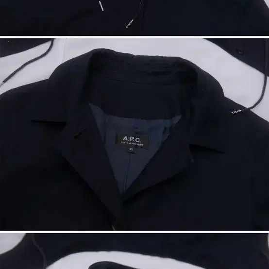 아페쎄 (A.P.C) 투웨이 후디드 트렌치코트 (XS / 85-90)