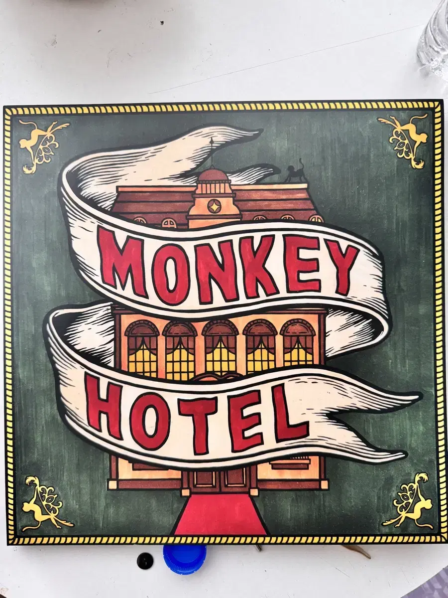 Jannabi 1집 Monkey Hotel LP Ivory