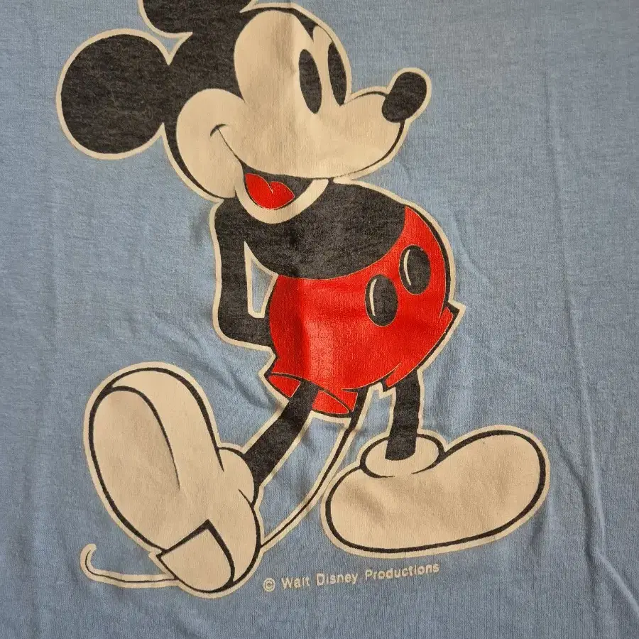 80s velva sheen mickey t shirts 미키마우스 반팔