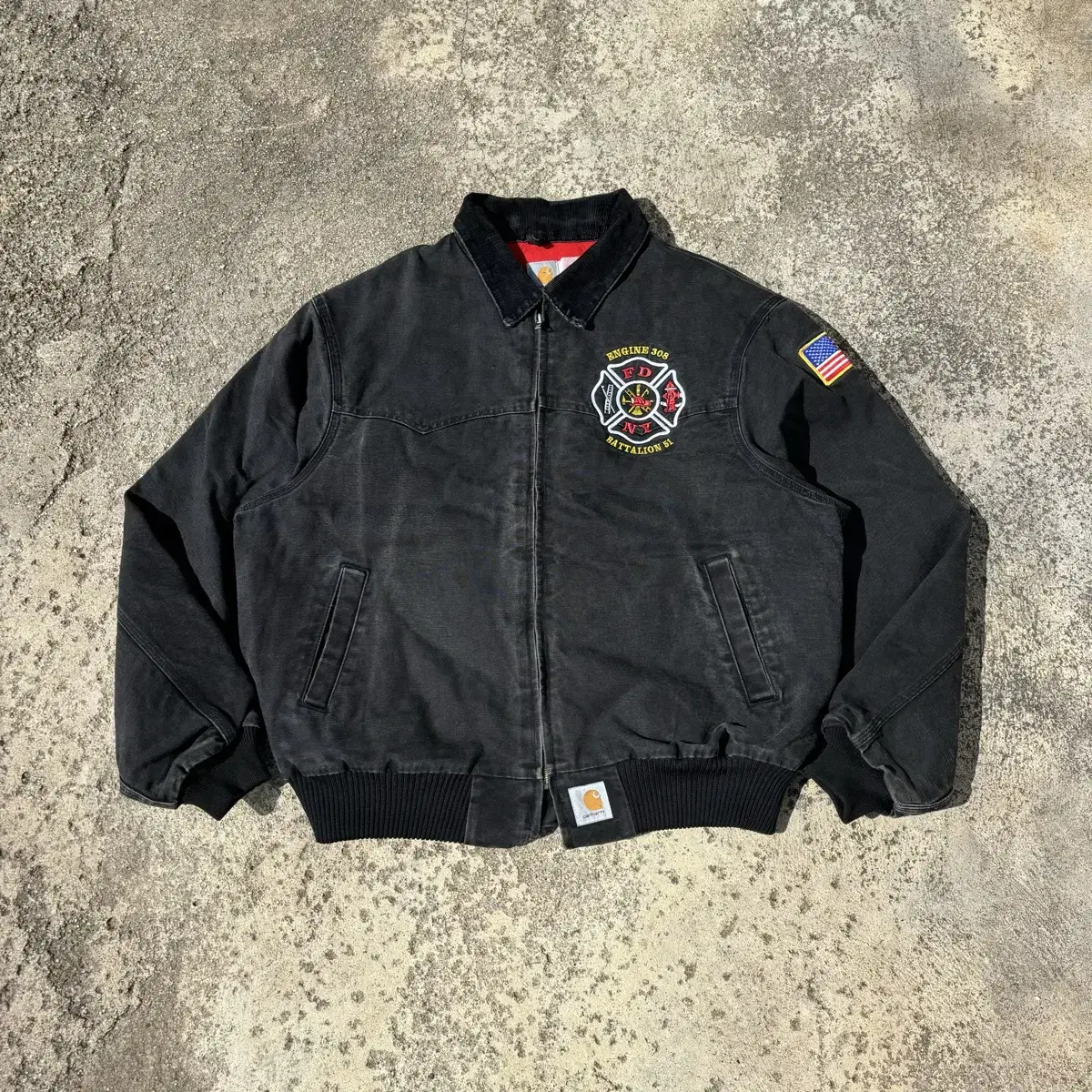 80s USA OG 칼하트 산타페 J13 워크자켓 XL