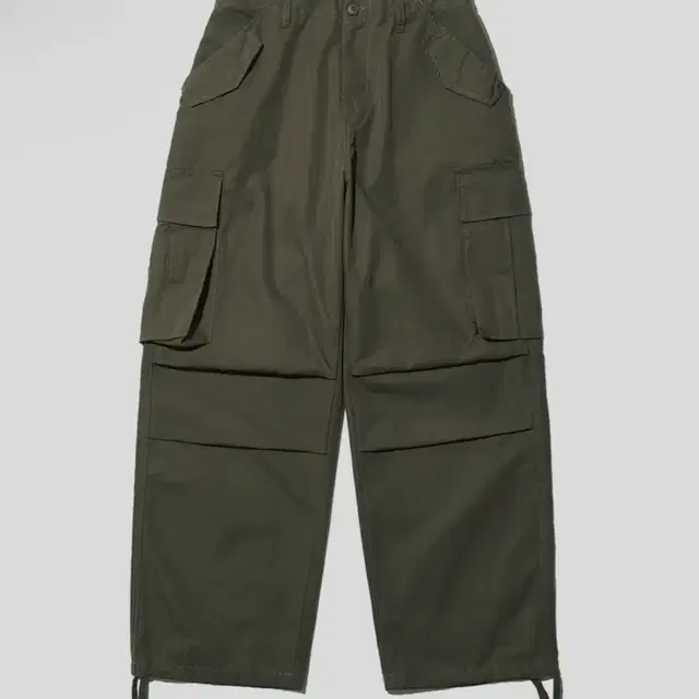 [L] 빅유니온 깡 PLEATED CARGO PANTS OLIVE