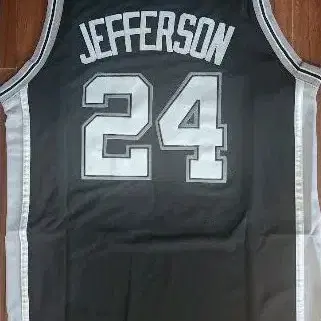 spurs Jefferson 농구 저지 셔츠 새제품 헬스 남자 XL 힙합