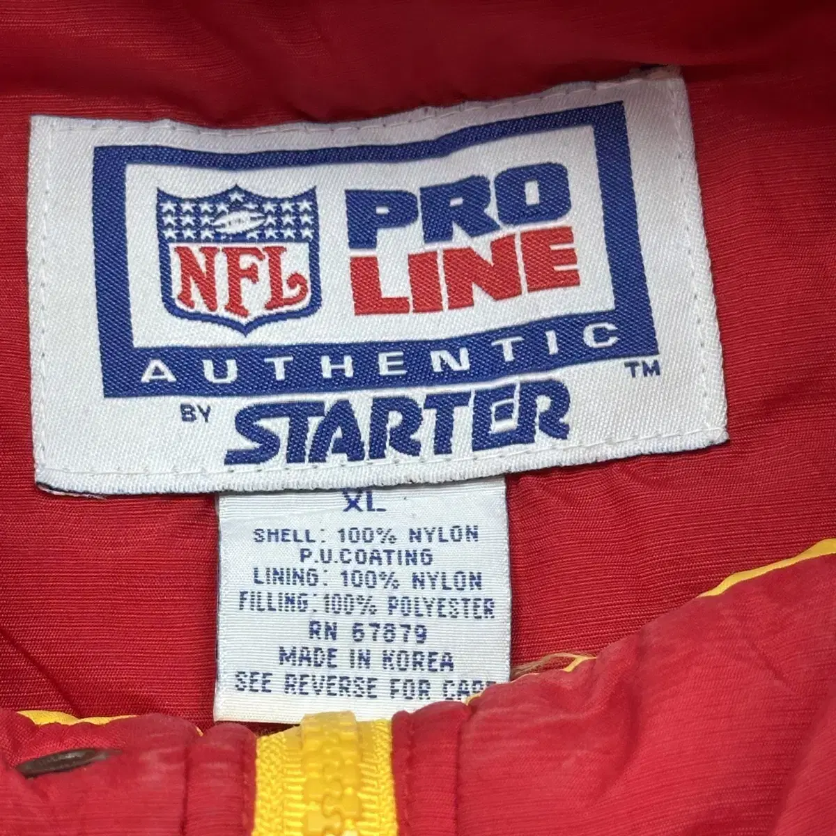 XL 90s NFL x STARTER 캔자스시티 치프스 아노락 후드점퍼