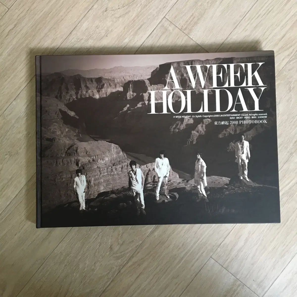 동방신기  A week holiday 포토북