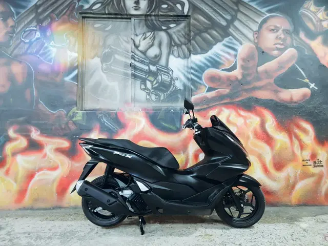 PCX125CC/21년식/무광블랙/74373KM/부산중고/오토바이/스쿠터