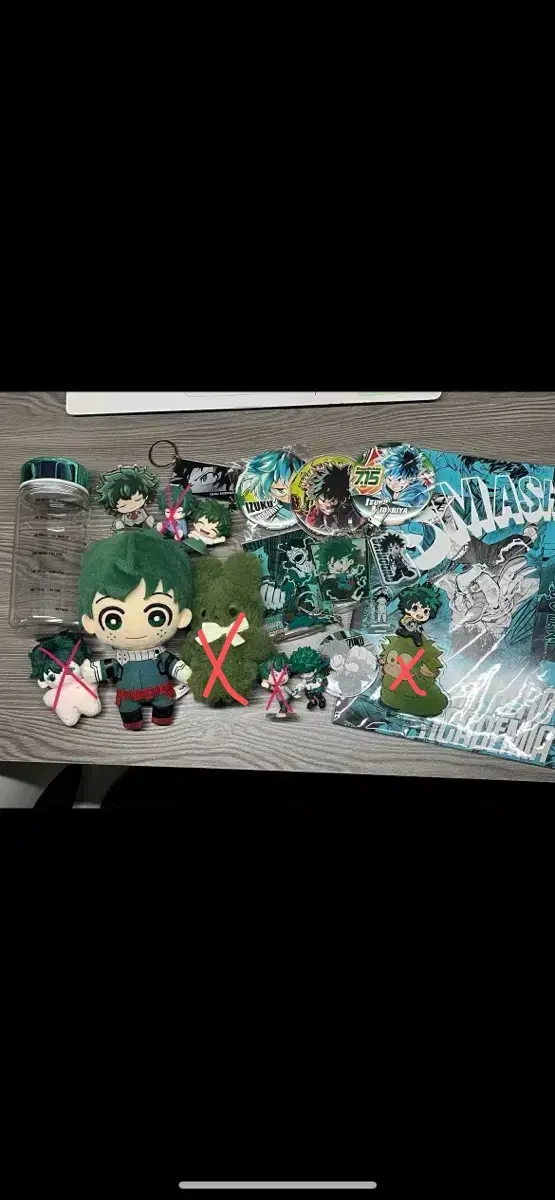 Nahia Hiroaka Midoriya Nui Figure keyring acrylic Pinbutton