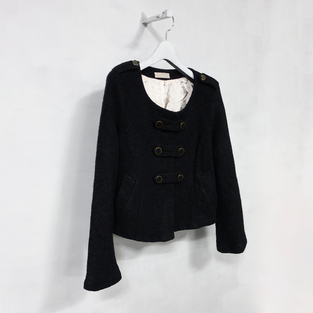 HEART BUTTON NAPOLEON DOUBLE JACKET