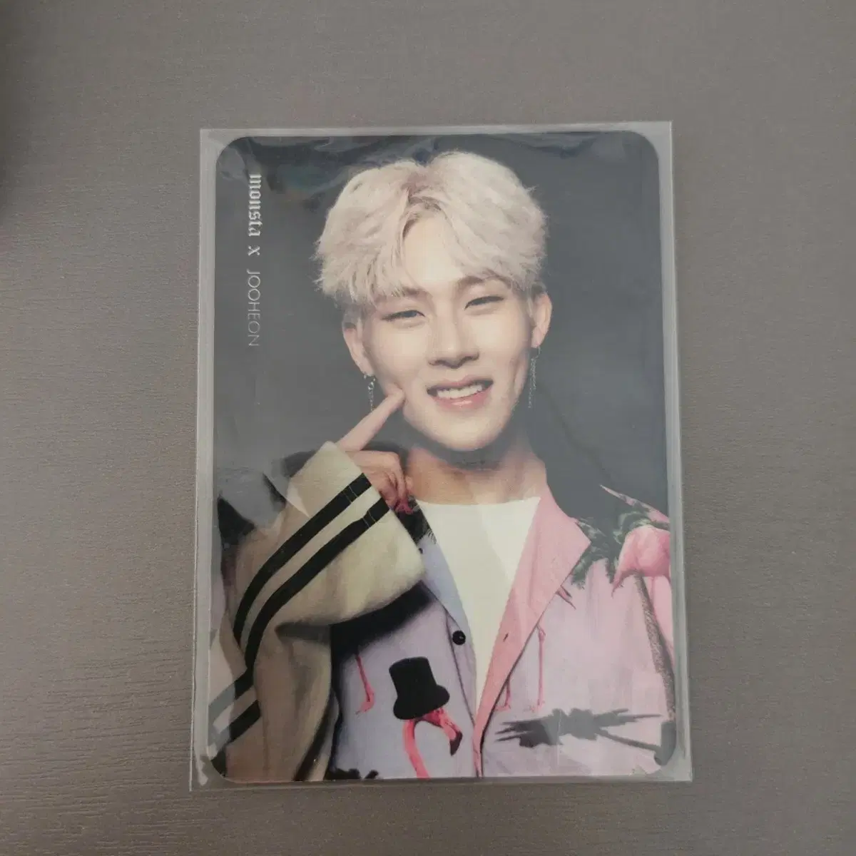 Feeding )) monsta x jooheon Shineforever broadcast Photocard