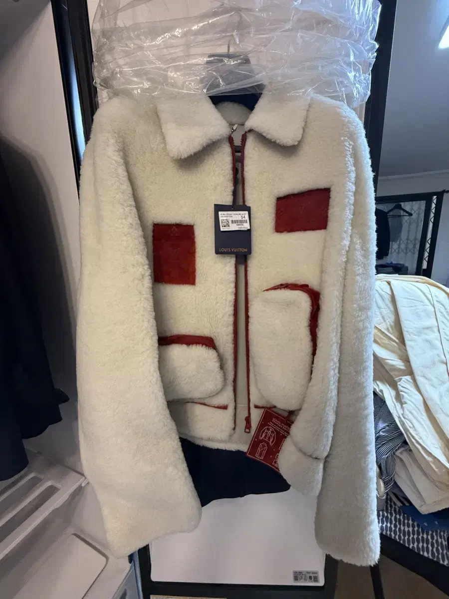 Louis Vuitton Lamb Shearling Mustang Jacket Dior Prada Hermes Tom Ford Gucci