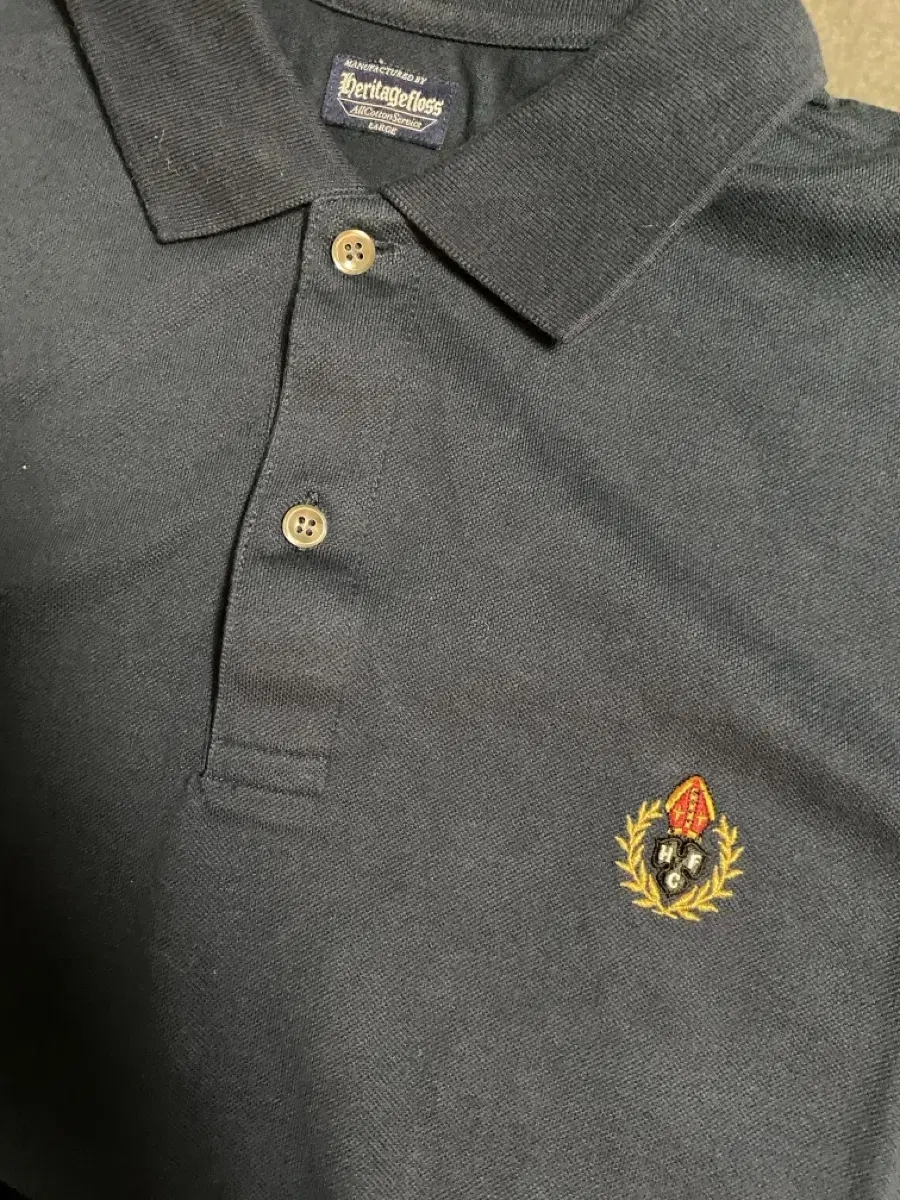 [L] Heritage Floss Navy Short Sleeve Karati