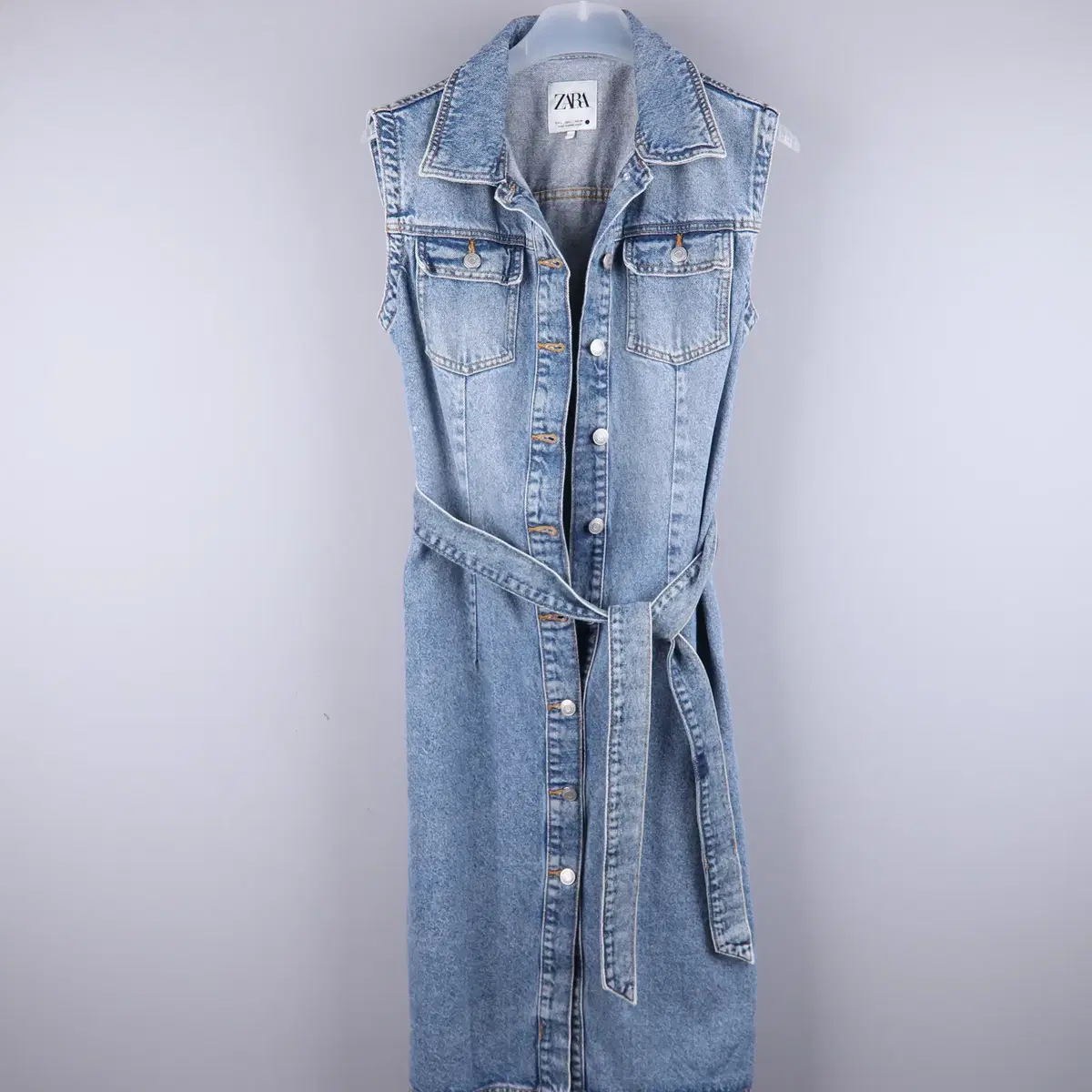 (Women's) Zara Denim ONEPIECE (L)