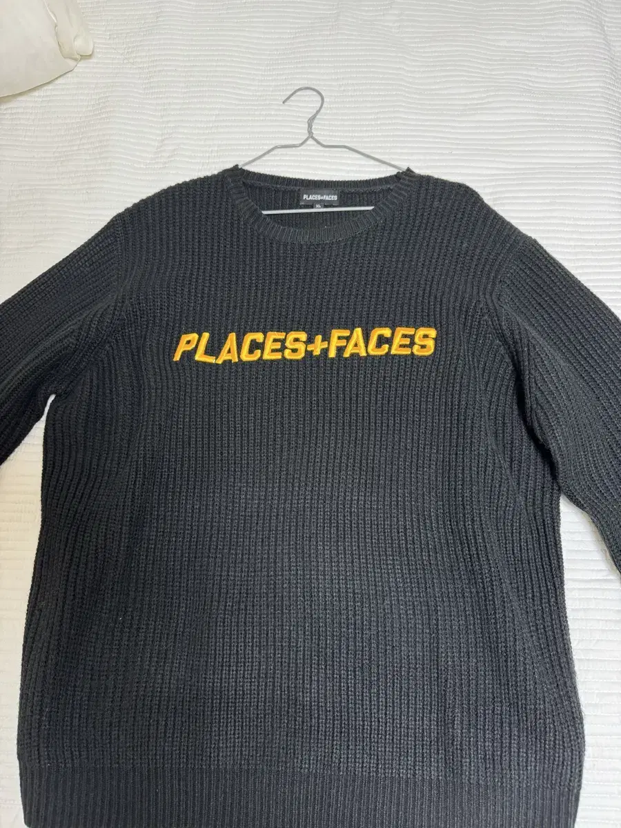 places+faces 플플페 니트 블랙 XL