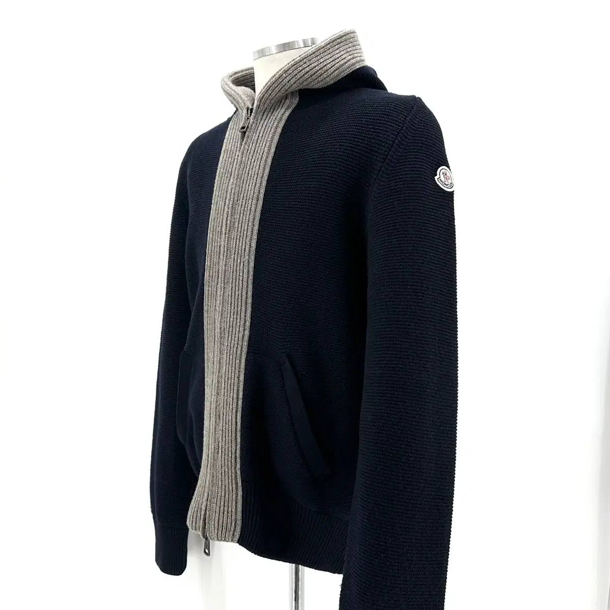 Moncler Knitted Zip-up Jacket Cardigan