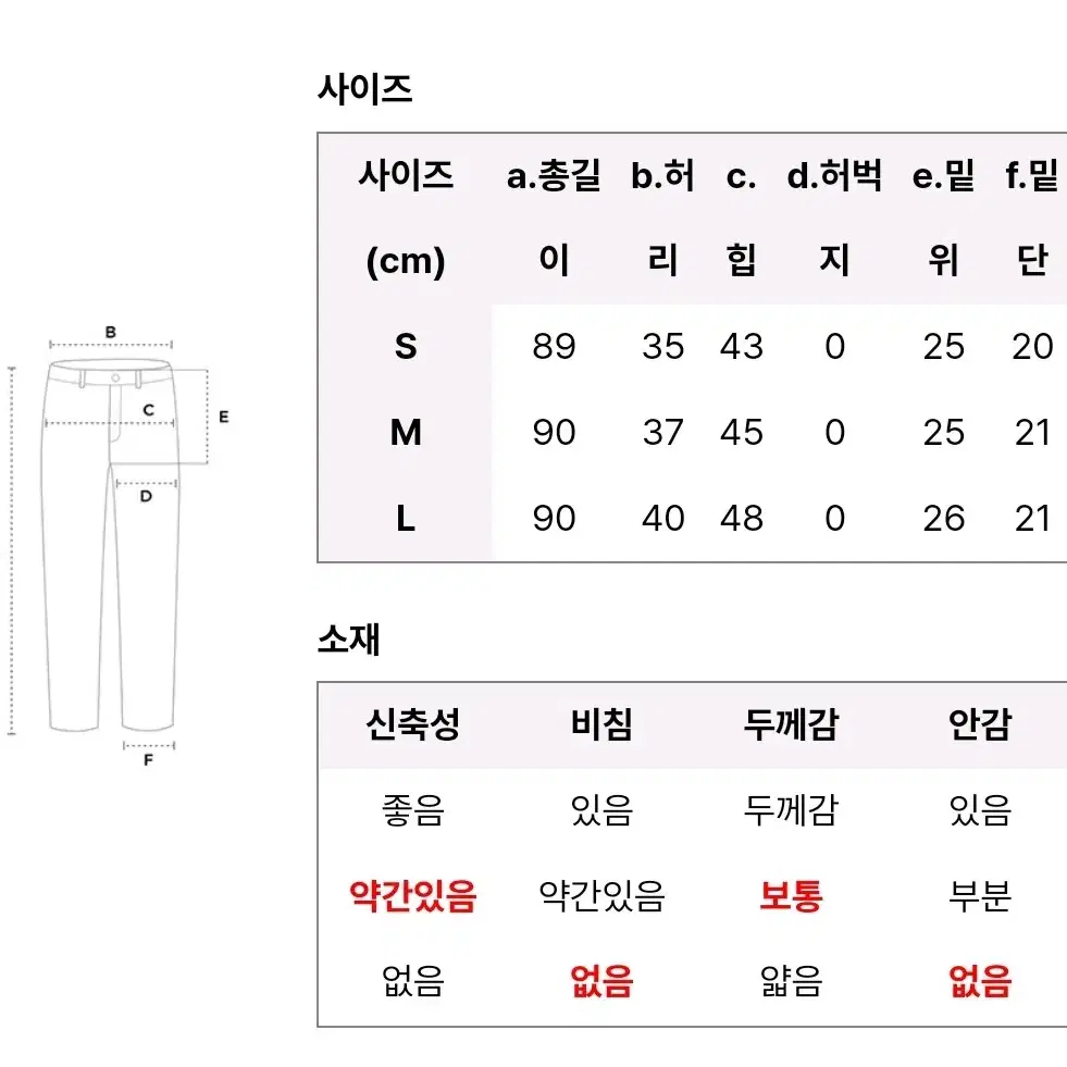 LAP 부츠컷 데님 팬츠 S