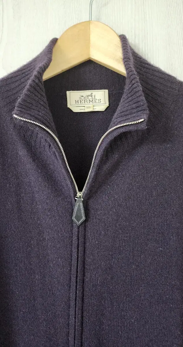 [Last Call] Hermès Wool Cash Zip-up Cardigan