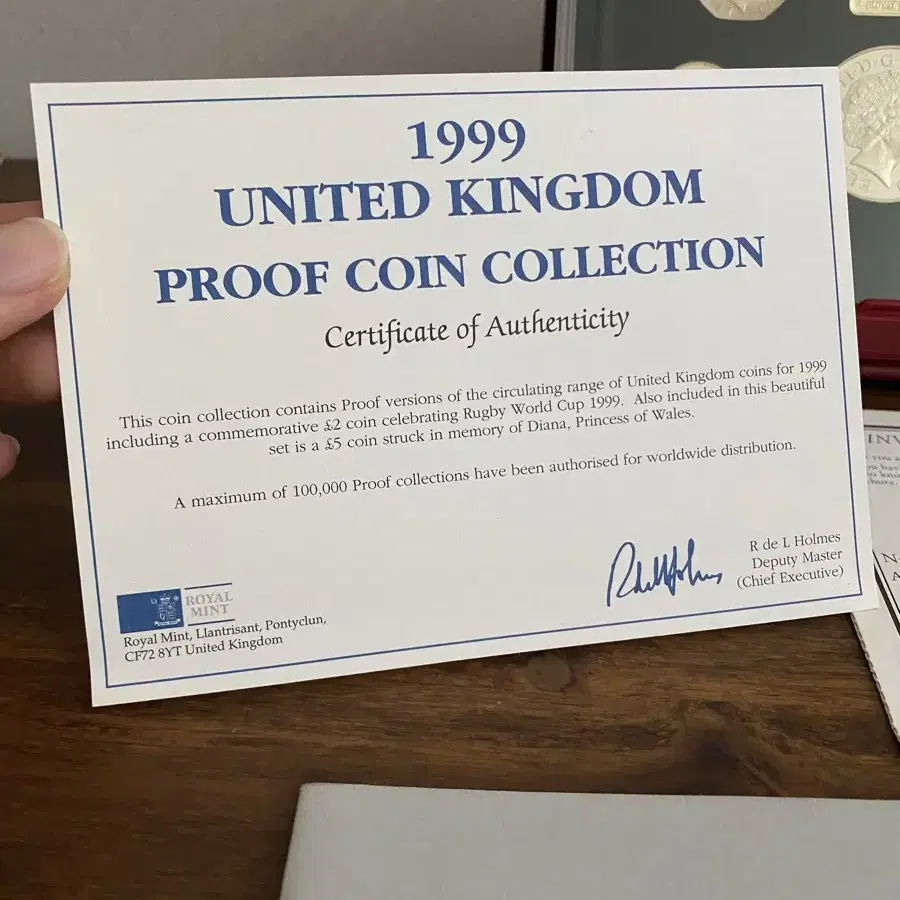 1999 UNITED KINGDOM PROOF COIN COLLECTIO