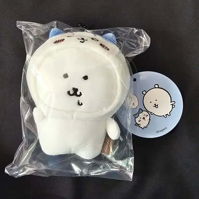 (비현물) 나가노 마켓 하치와레 탈을 쓴 농담곰 마스코트 침담곰