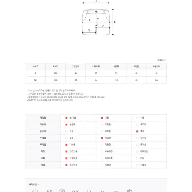 슬림 하이웨스트 반바지