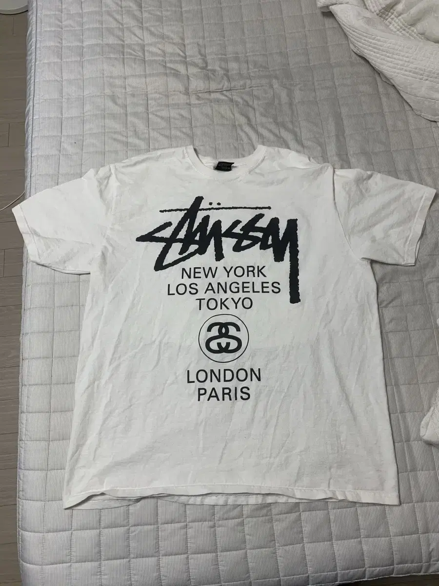 Stussy worldtour Short-sleeved T-shirt L