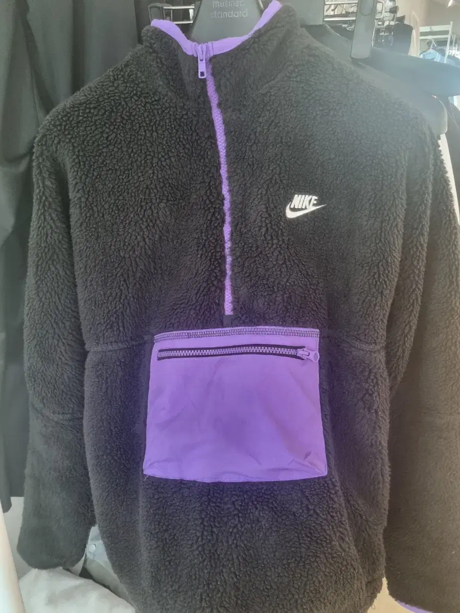 Nike Fleece Half-Zip Anorak BlackM