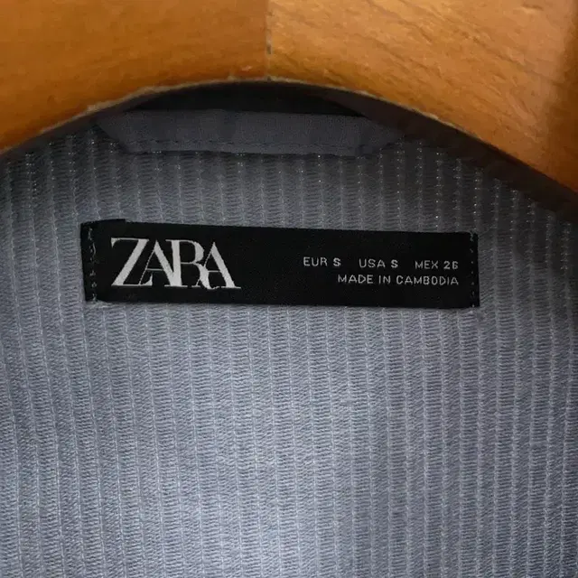 자라 ZARA 라이트블루 코듀로이 자켓 105 S03390