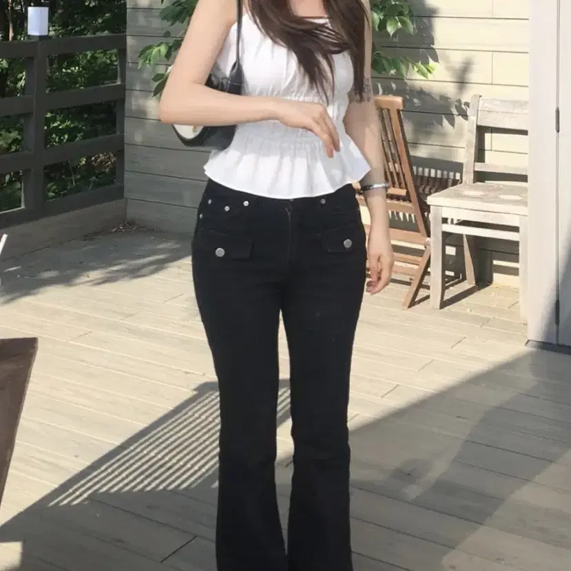 아워캐비넷 button boots cut pants 부츠컷 바지 팔아요!