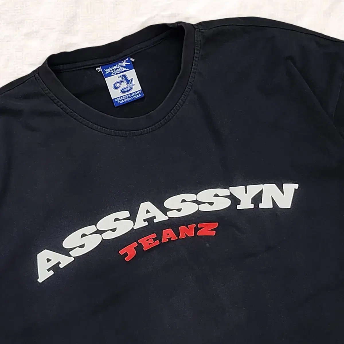 [2XL] 어쎄신진스 90s 올드스쿨 프린팅 반팔티