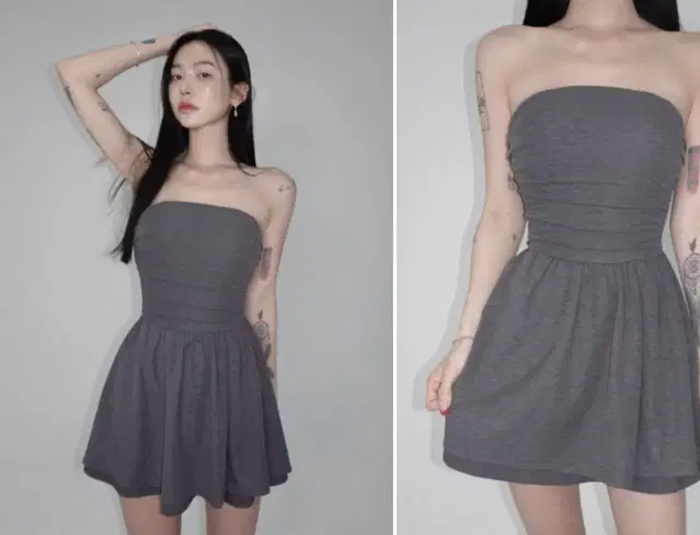 페일제이드 tube top dress