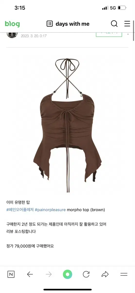 페인 오어 플레저 morpho