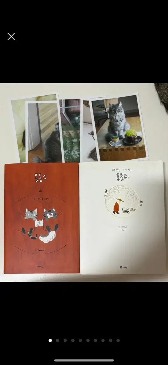 옹동스 전권 + 고양이 엽서 5장 / 1권은 커버 조금 파손