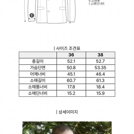 럭키슈에뜨 아뜰리에 데님 자켓 36(24년제품)