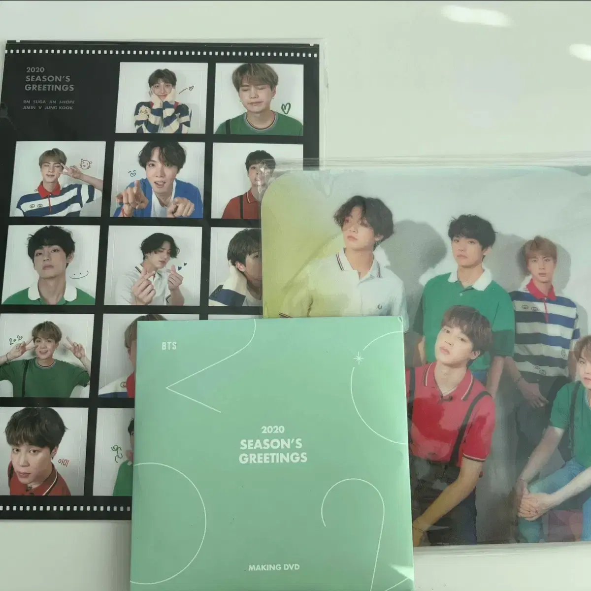 방탄 2020 시그 cd 시즌그리팅 dvd