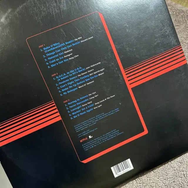 Stranger things 기묘한 이야기 3 lp (3lp)