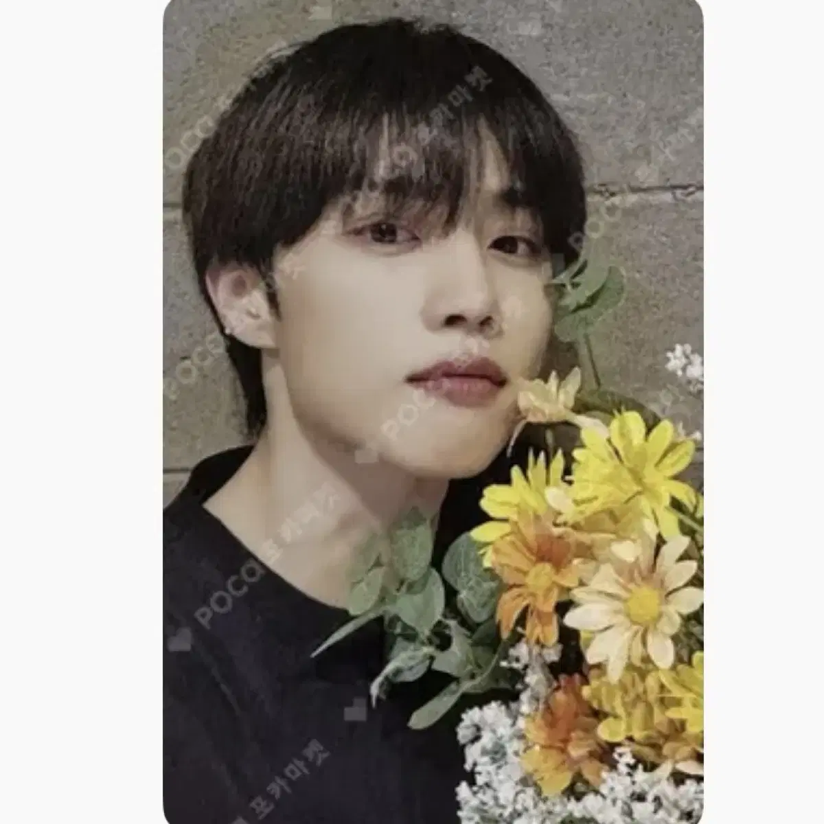 BE AWAKE makestar unreleased photocard yellow bouquet the boyz sunwoo photocard