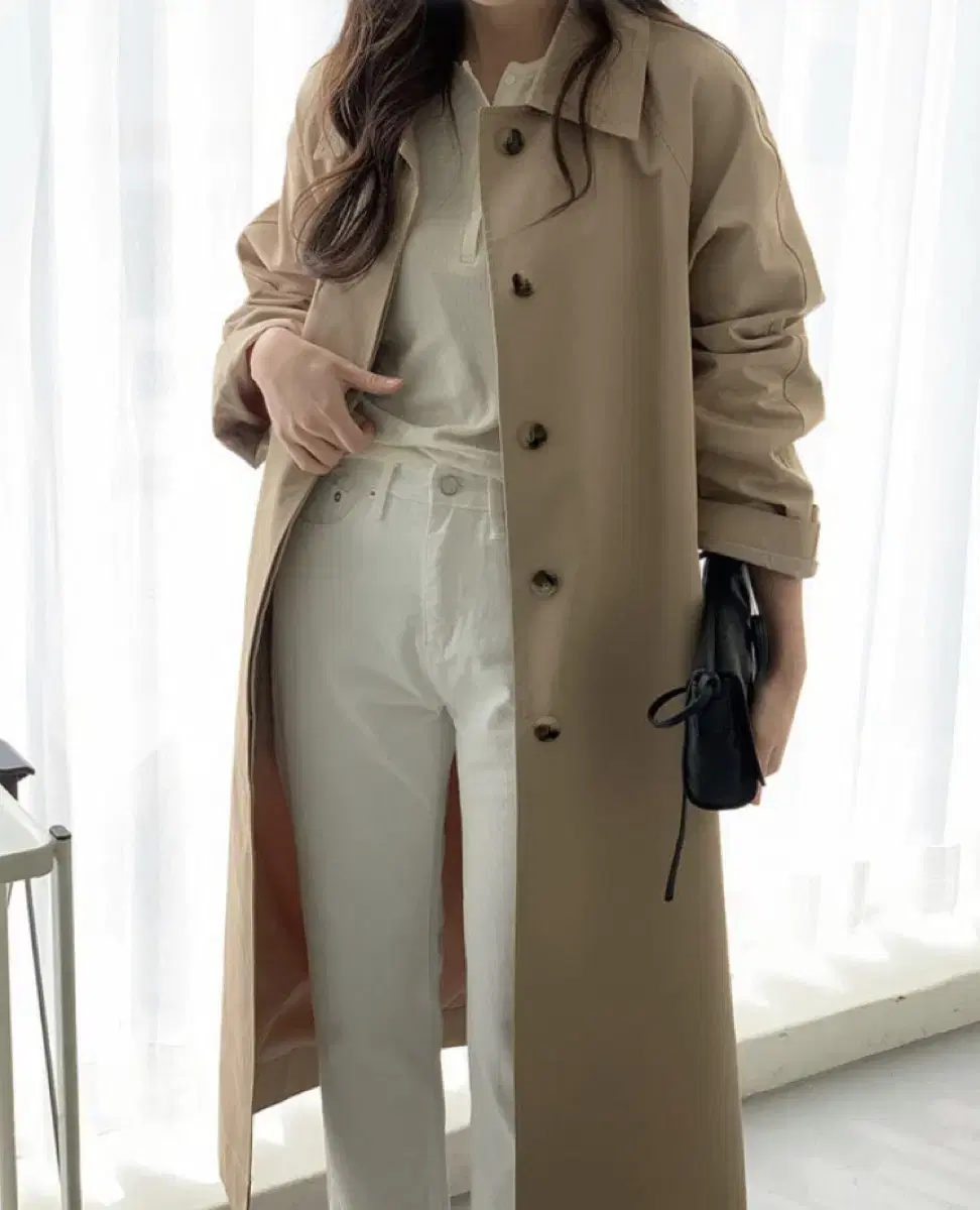 Kinda Beige Trench Coat Beige