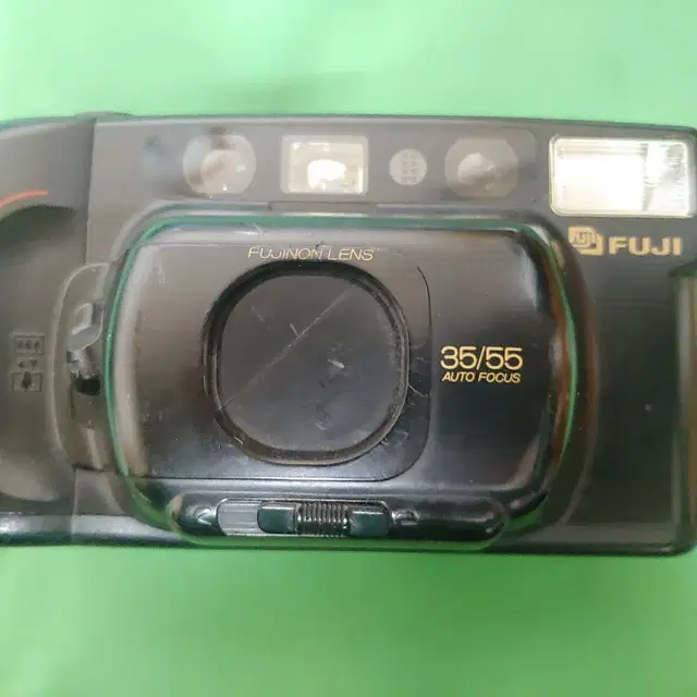 후지 fuji tele cardia 160 date 자동 필름 카메라