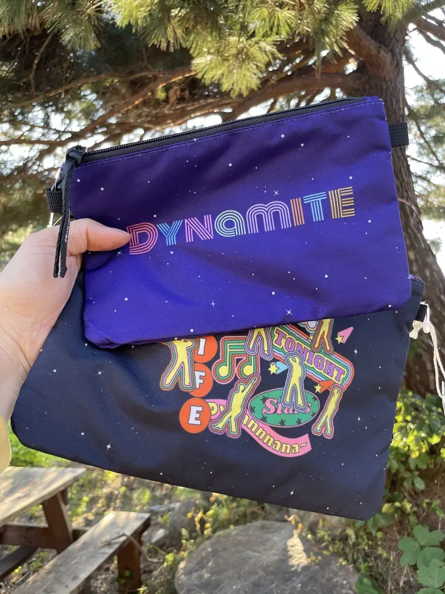 Bts Fila Dynamite pouch 방탄소년단 휠라 파우치