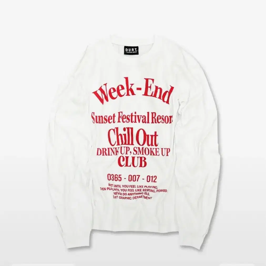 무신사 더트 WEEKEND LONG SLEEVE TEE