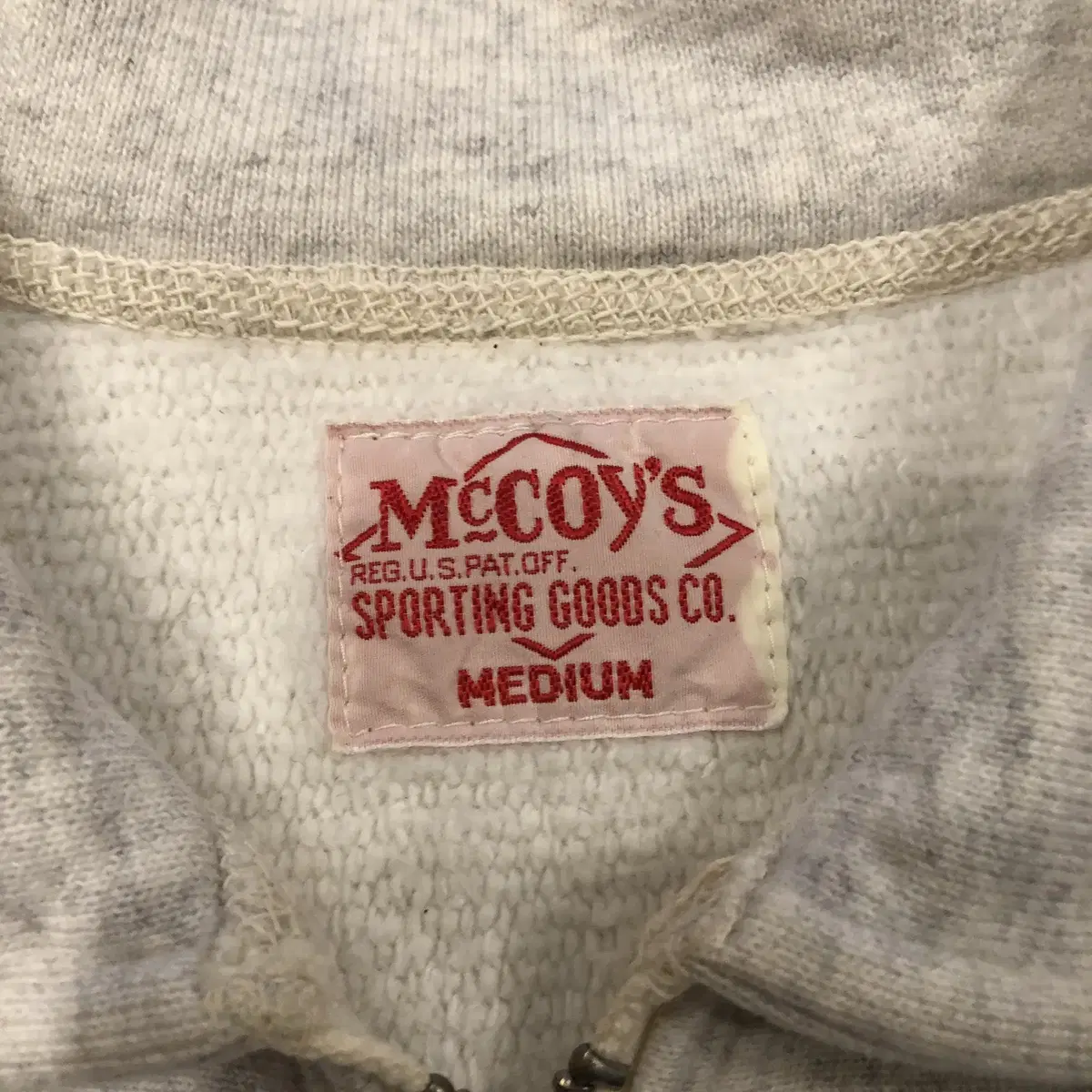 Real McCoys Reverse Weave 1/4 zip USAFA