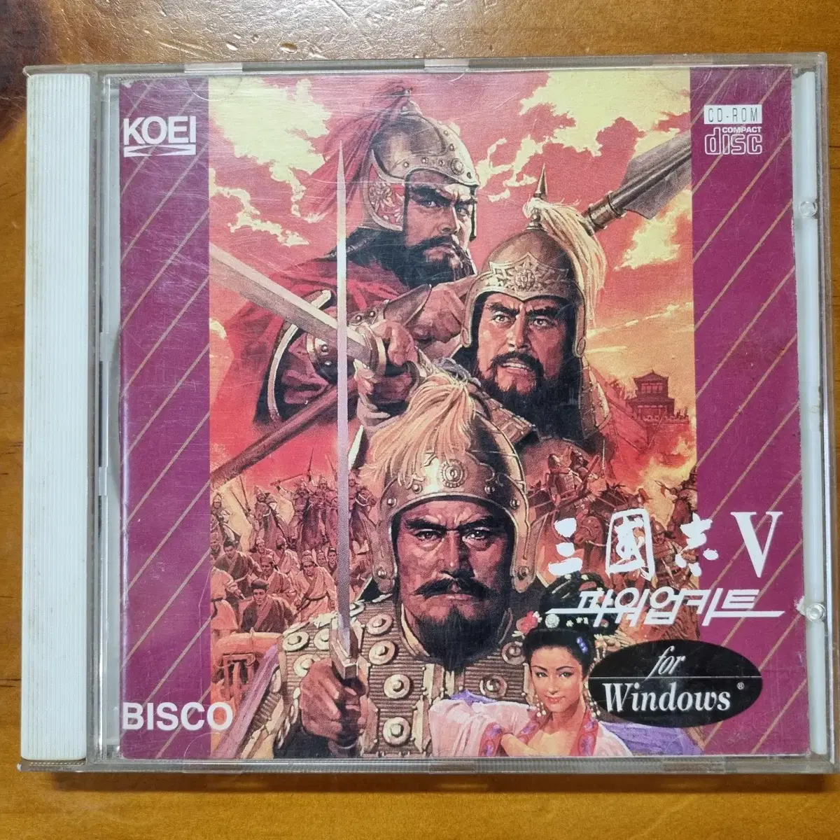 KOEI 코에이 삼국지5 파워업키트 PK 게임 CD 타이틀 (한국 정발)