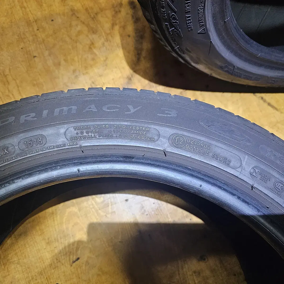 245/45R18  벤츠, BMW 순정 런플랫타이어 4본