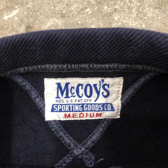 Real McCoys Double V loopwheel sweater