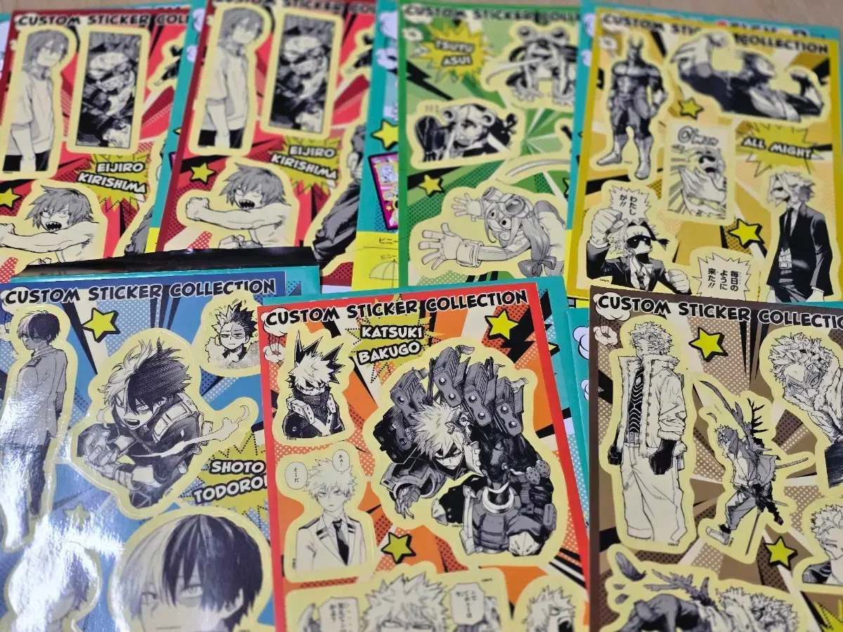 Hiroaka Nahia Custom sticker bulk sell Bakugo Todoroki Hawks