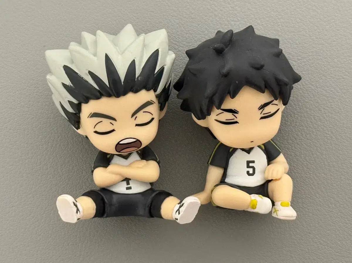 Haikyuu Bokuto Akaashi Shoulder Kung Gacha Figures