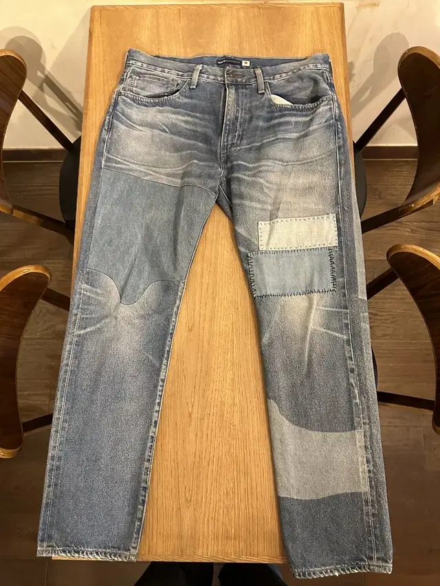 Levis made and crafted 패치워크 청바지