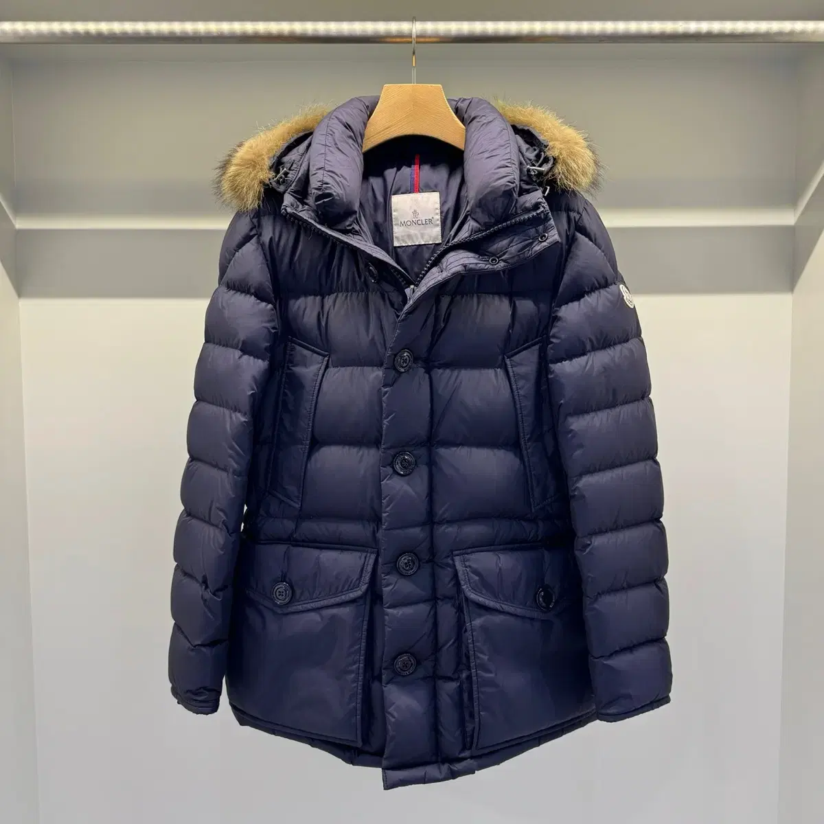 Moncler Clooney Fur Padding Navy/2