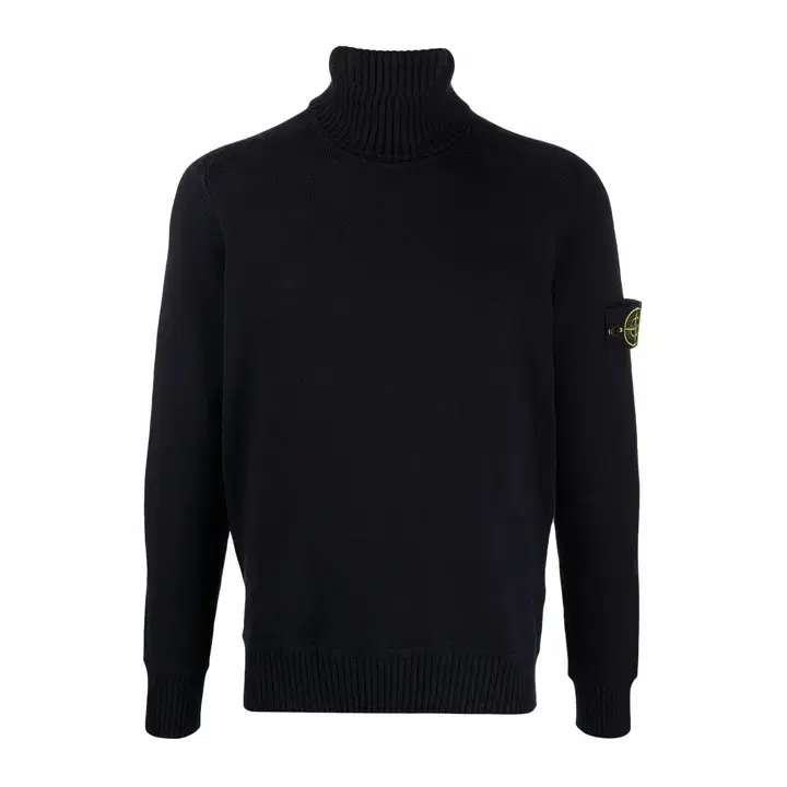 [Stone] Waffen Patch Turtleneck Knit 7515542A2 V0020